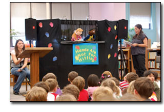 Hands Are Not For Hitting puppet show