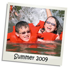 Kids playing at camp