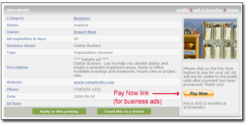 pay now button