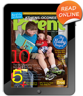 Tablet with magazine cover