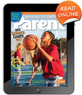 Tablet with magazine cover