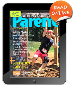 Tablet with magazine cover