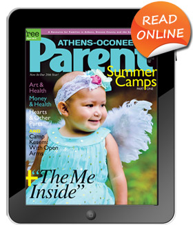 Tablet with magazine cover
