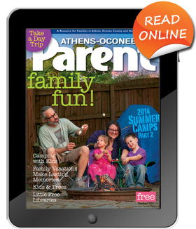Tablet with magazine cover