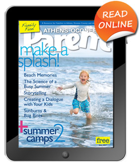 Tablet with magazine cover