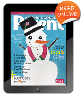 Tablet with magazine cover